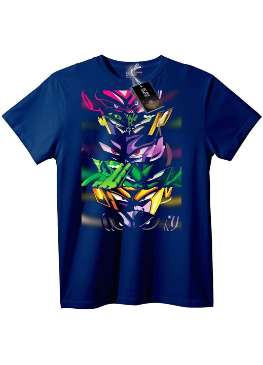 Tricou Personaje Anime, Bleumarin, L