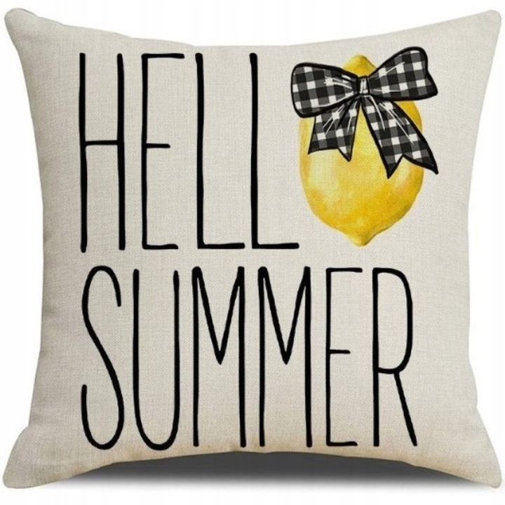 Poszewki decorative pentru perne, 45x45cm, material ecologic, set