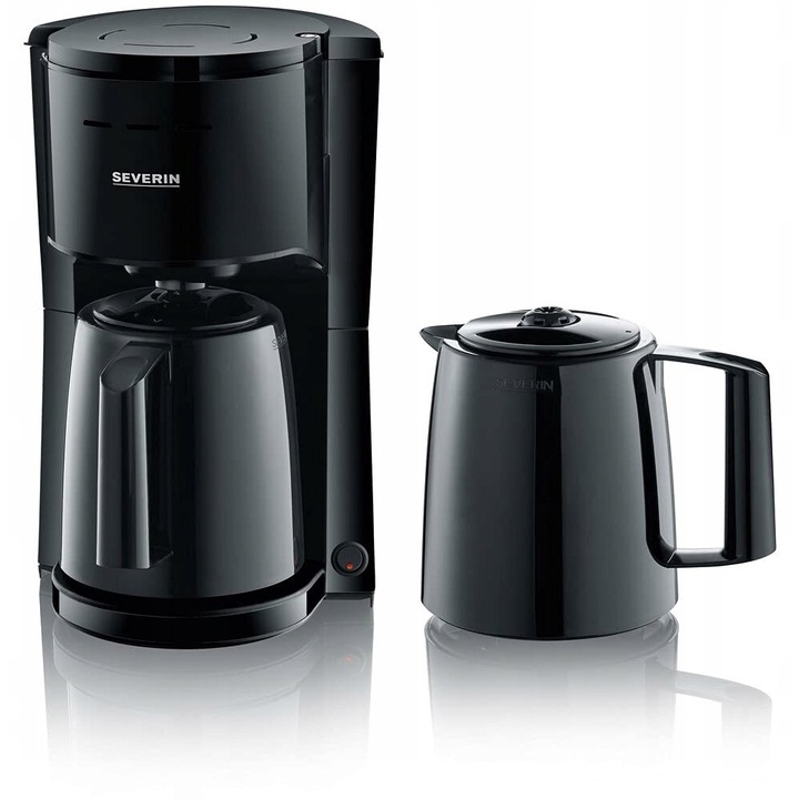 Cafetiera Severin, KA 9252, 1000 W, negru, 1.25l