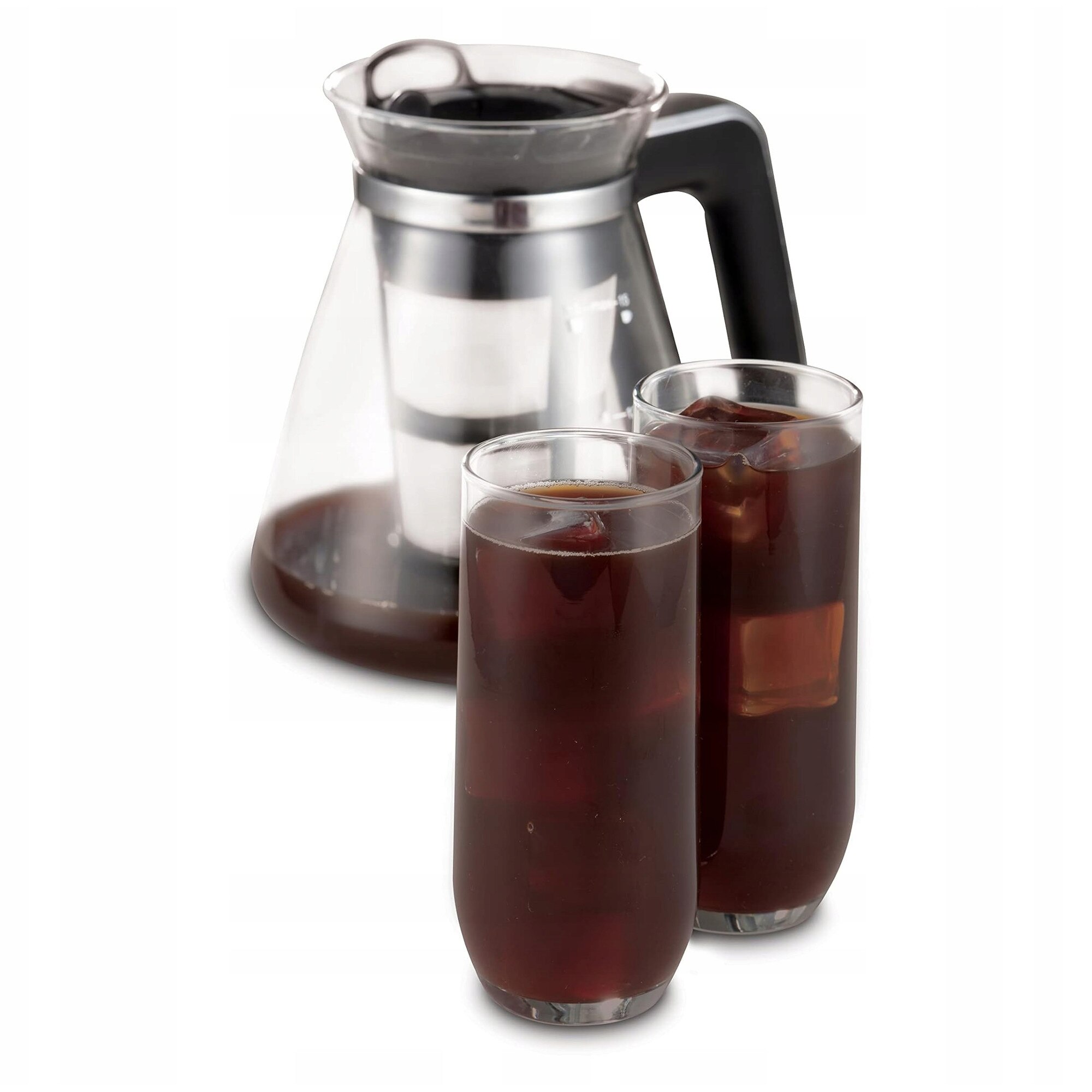Cafetiere Russell Hobbs, Cold Brew, ecran tactil, personalizare intensitate, negru