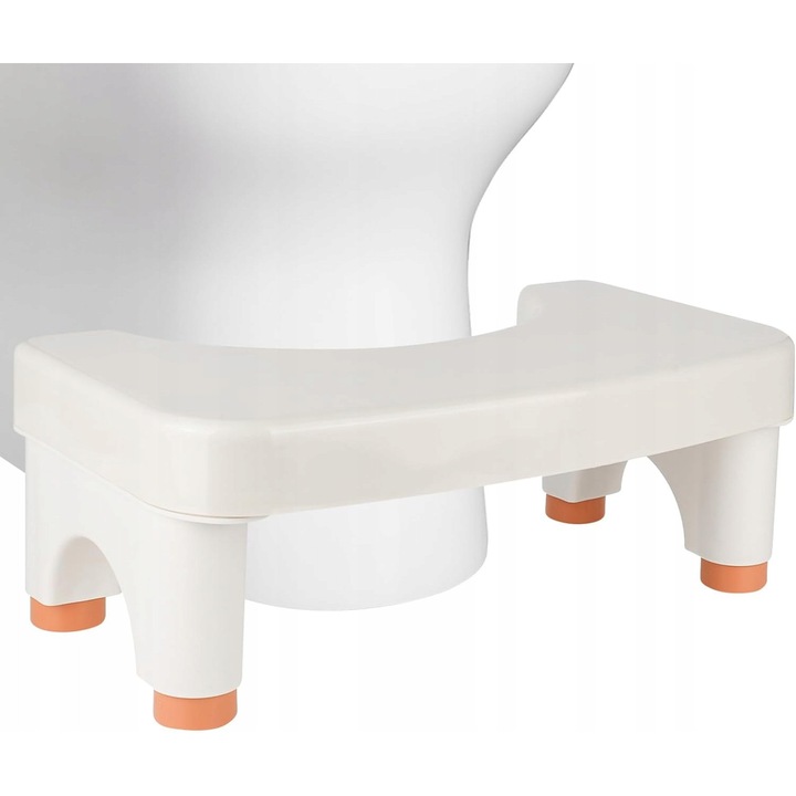 Scaun toaleta din lemn, 4 inaltimi reglabile 15-21 cm, design ergonomic