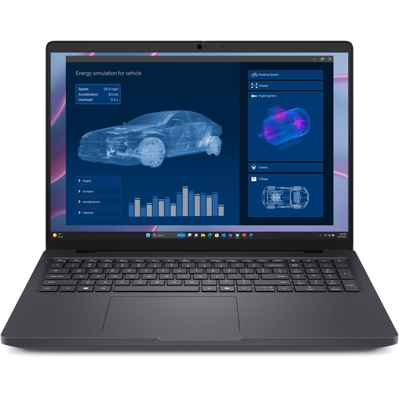 Laptop Dell Pro Max 16, 16", AMD Ryzen AI Pro 300, 16GB, SSD 256GB, Negru
