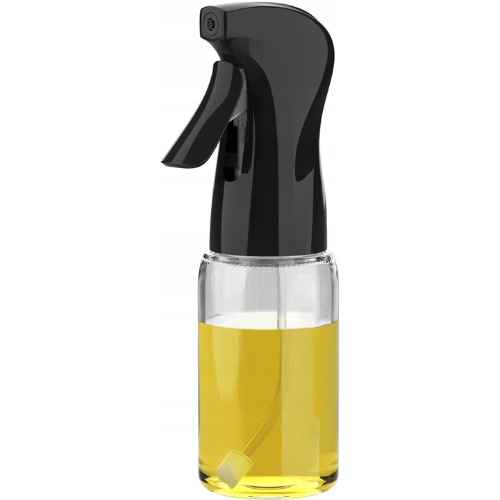 Spray de ulei din sticla 200 ml, dozare precisa, fara scurgeri, pentru gatit