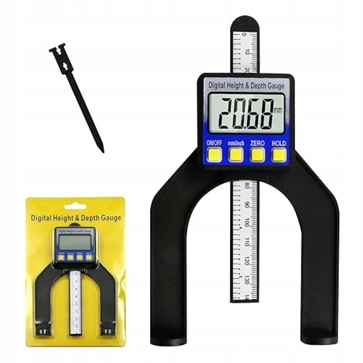 Subler electronic, 0-80 mm, LCD, compact