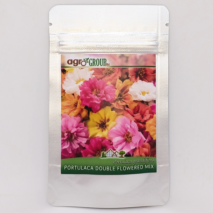Seminte de Flori de Piatra Portulaca Grandiflora Double Flowered Mix - Agro Group BN
