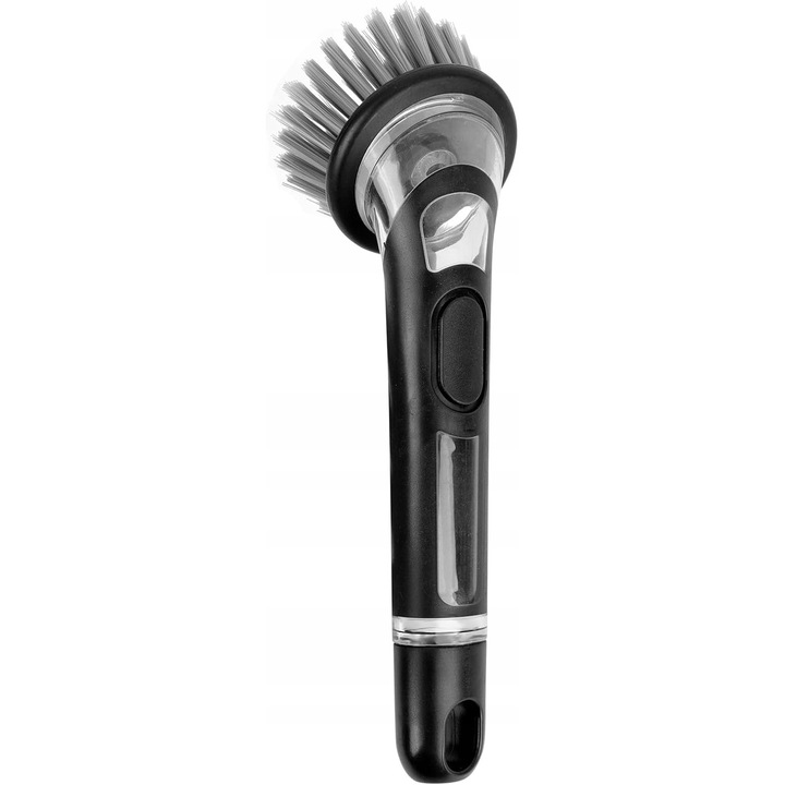 Szczotca de spalat vase cu dozator, neagra, set 1 buc.