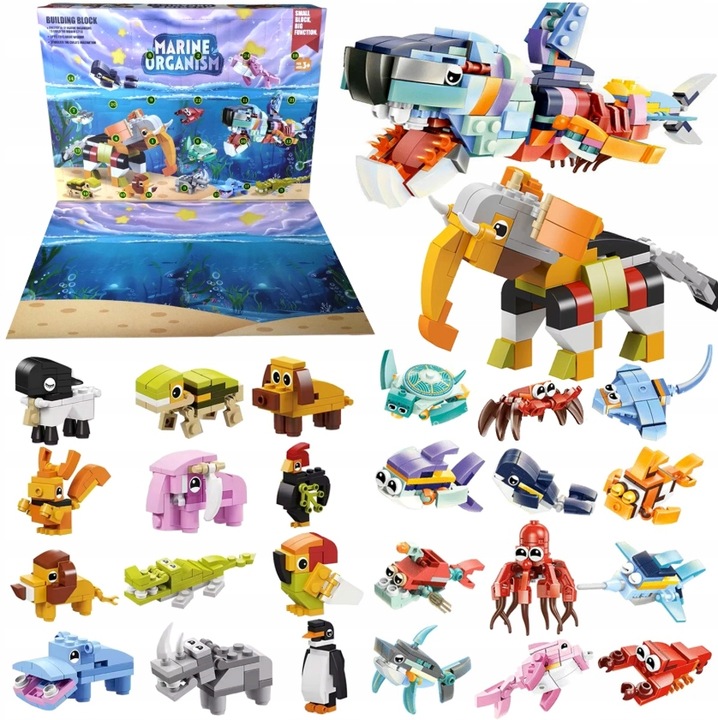 Calendar Advent, Multicolor, 24 buc