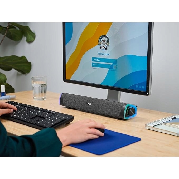 Soundbar, Trust, Gri, 12W