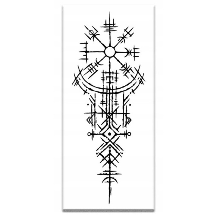 Tatuaj temporar, simboluri, tehnologie noua, multicolor, set de 3-6 zile