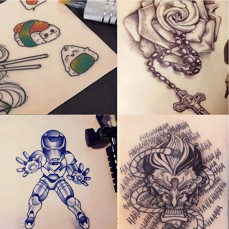 Set complet pentru tatuaje, maszynka, 10 ace, negru, 14cm - eMAG.ro