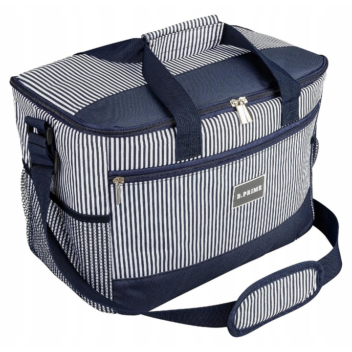 Geanta termica B.Prime, 20L, izolatie PEVA, 36x26x22cm, multicolor