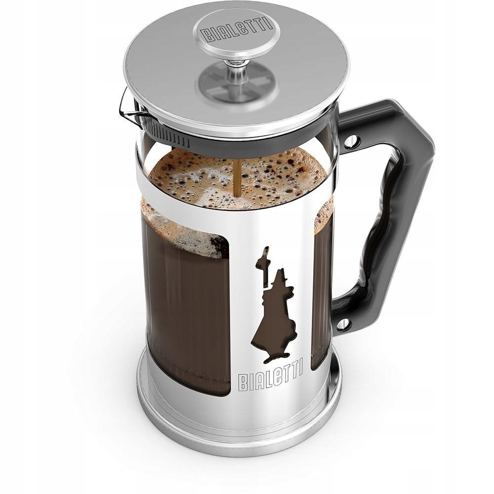 Cafetiera Bialetti, 1L, negru/argintiu