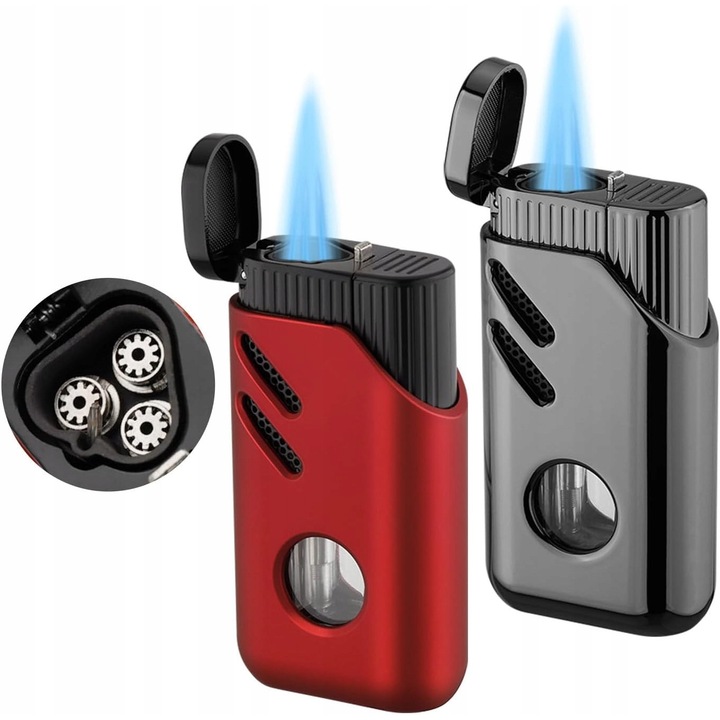 Set 2 brichete vintage din metal, stil victorian, negru, 9,3x2,2x4,7cm