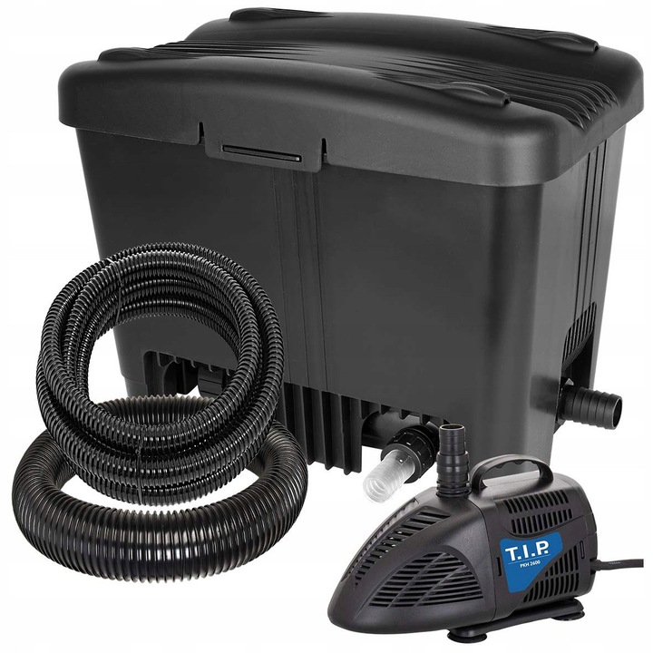 Set filtrare pentru iaz 10m3, pompa VORTEX 50W, lampa UV 11W, teava 32mm, 2m