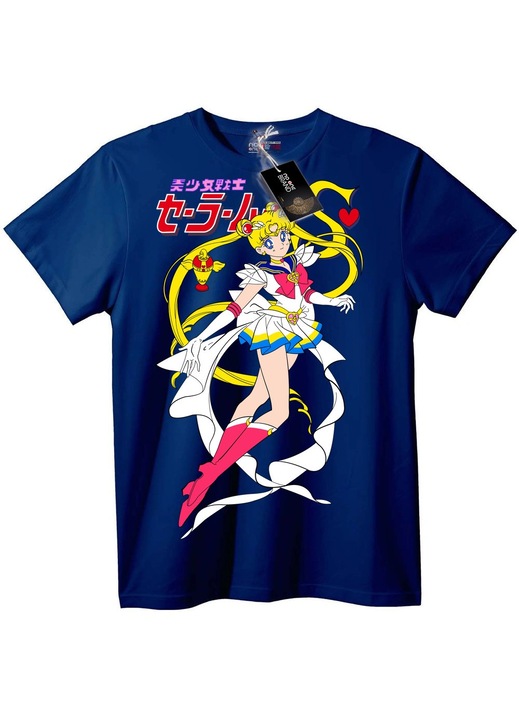 Tricou anime Sailor Moon, Bleumarin