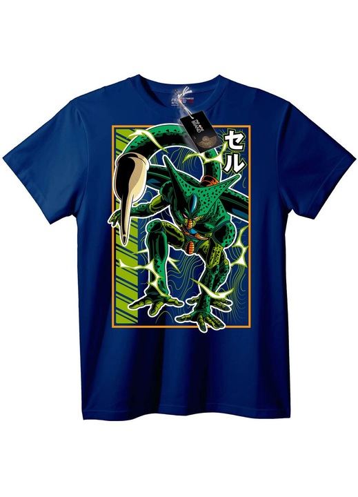 Tricou cu scop din anime, Bleumarin