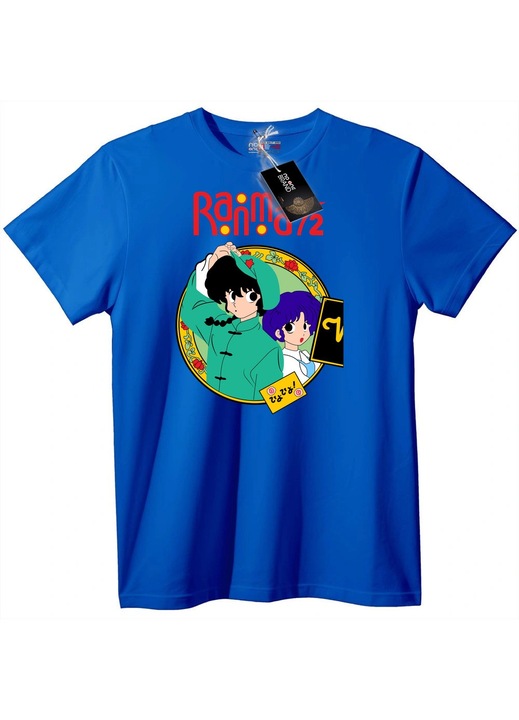 Ranma 1/2 póló, Kék, S