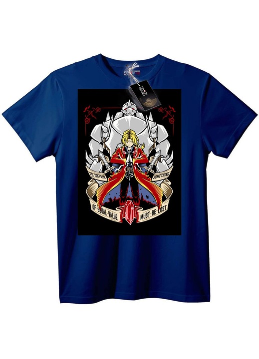 Tricou Fullmetal Alchemist, bleumarin, 5XL