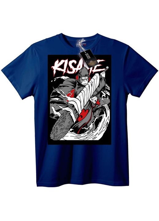 Tricou cu Kisame din Naruto, Bleumarin