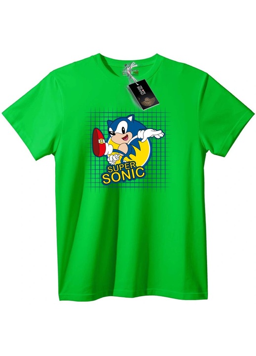 Tricou Super Sonic, Verde deschis