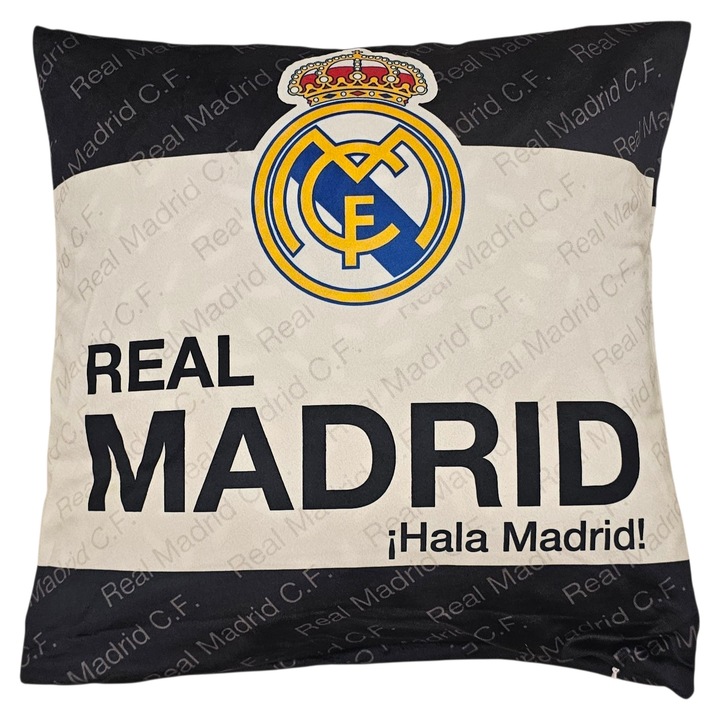 Fete de perna Carbotex, Real Madrid, 40x40cm, multicolor, material 100% poliester