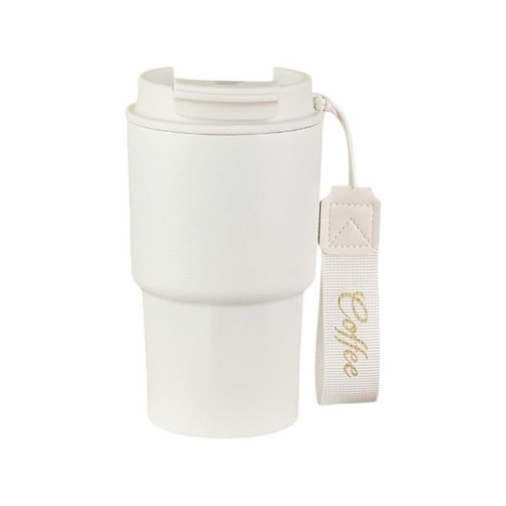 Termos Tradesor, pagouri-thermos, 500ml, alb, capac vacuum