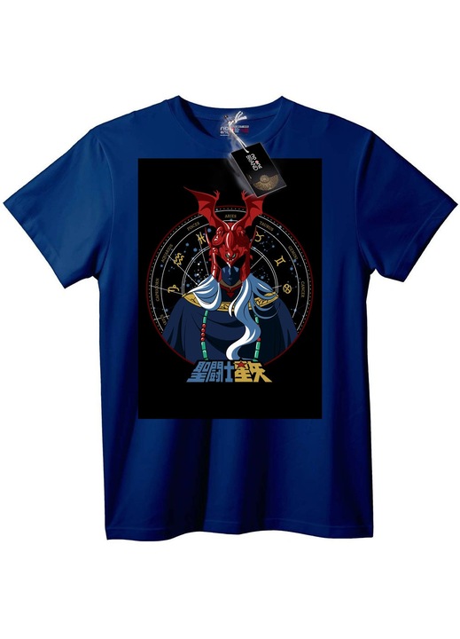 Tricou Sfântul Seiya Zodiac, Bleumarin