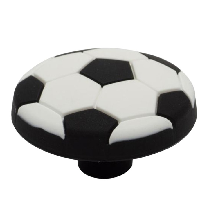 Set 2 x Buton Mobilier Copii Minge de Fotbal, 41x41x24 mm