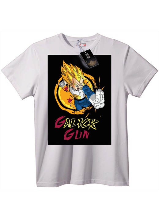 Tricou Galic Gun, Alb