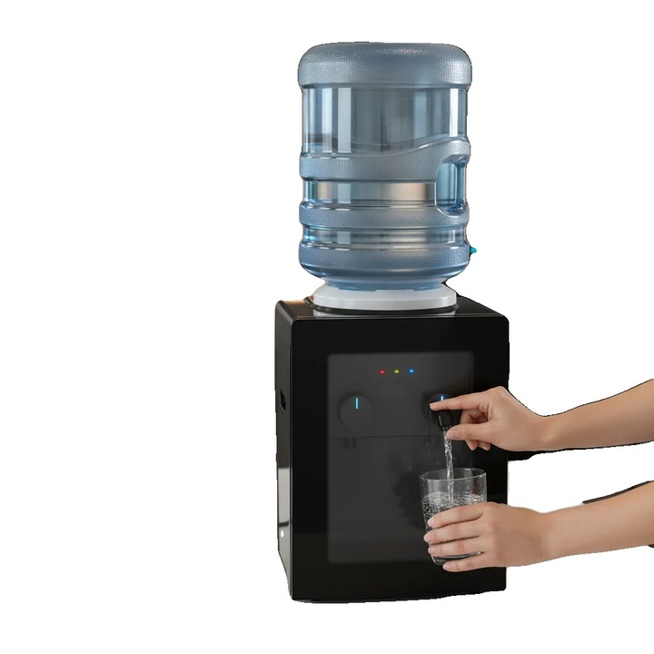 Dozator de apa, 550W, 75W, 270x235x370mm, compatibil cu sticle de 3.5L-18.9L, set de caracteristici de siguranta.