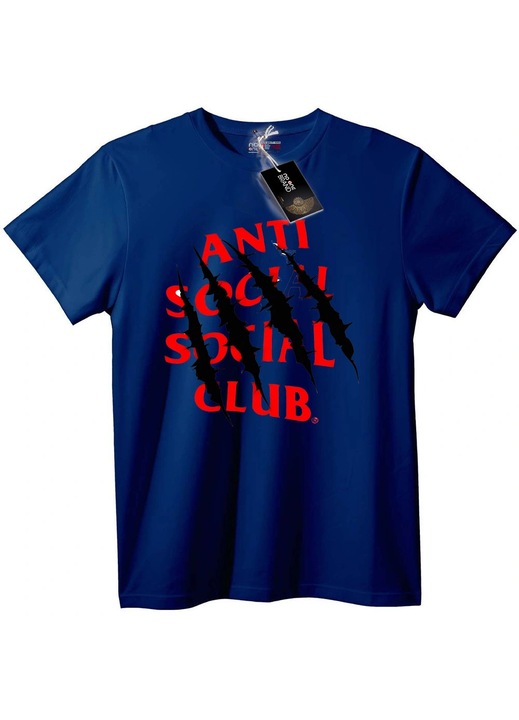 Tricou Anti Social Social Club, Bleumarin