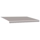 Marchiza retractabila manuala vidaXL, cu led-uri 4 x 2 m