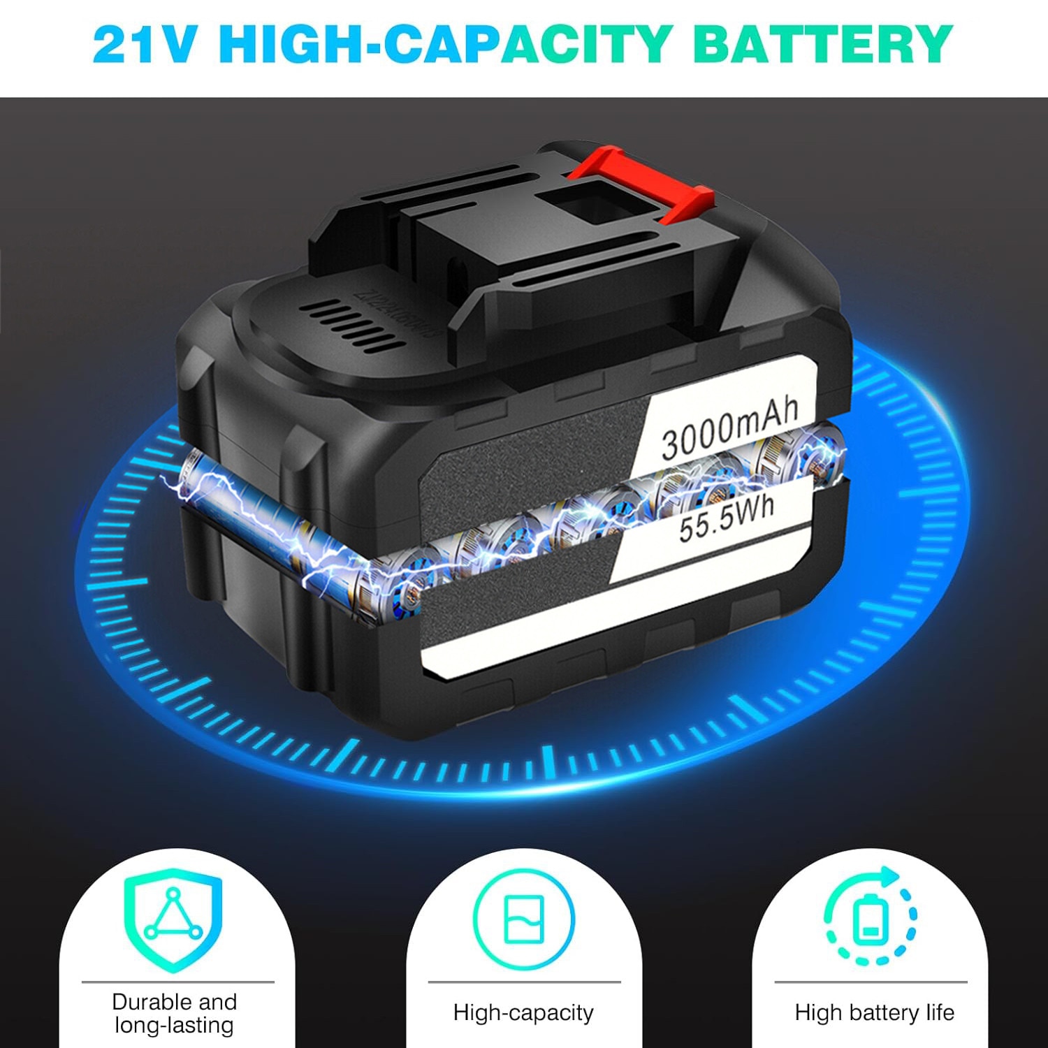 Aspirator vertical fara fir, Bedee, 200W, 2in1: aspirator vertical sau de mana, Putere de aspirare mare, Perie cu iluminare LED, Sistem filtrare ciclonic, 3000mAh, 30kPa, Filtru detasabil, Elimina Praful, Bacterii, Par de Animale si Anticarienii, Negru