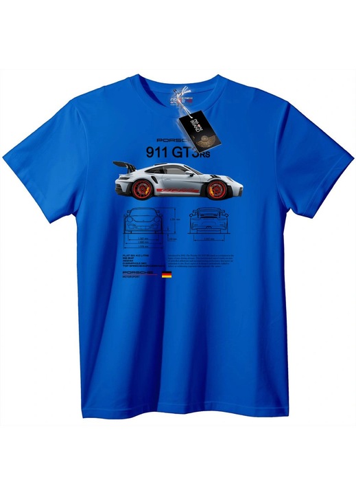 Tricou Porsche 911 GT3 RS, Albastru, XS
