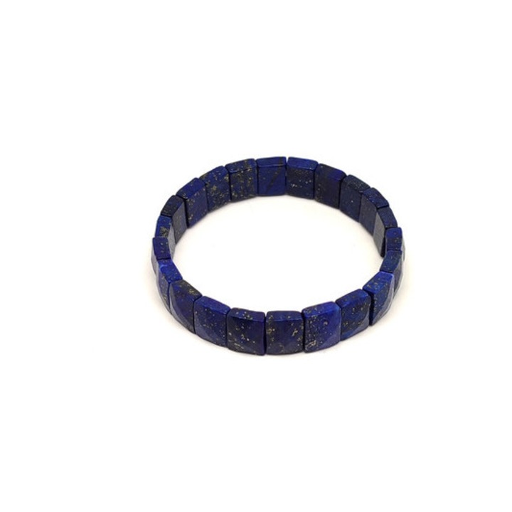 Lapsi lazuli szinezett faz. téglalap kari 12x9, 5mm