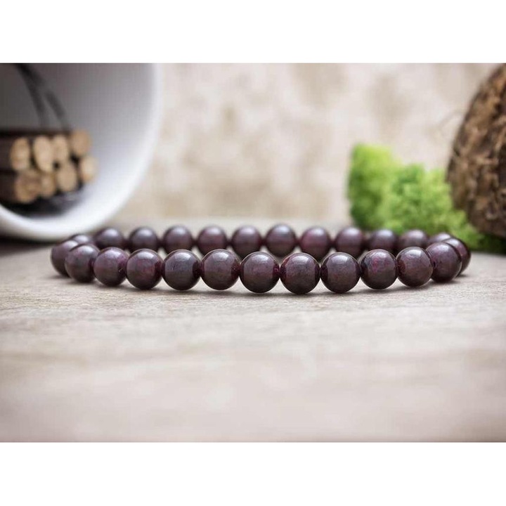 Gránát ásvány karkötő