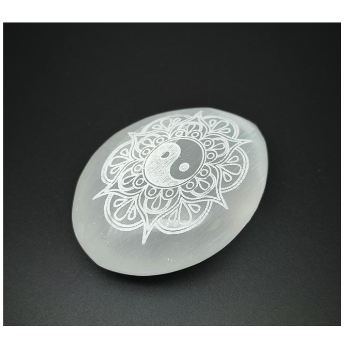 Szelenit szappan yin yang mandala 6-7cm