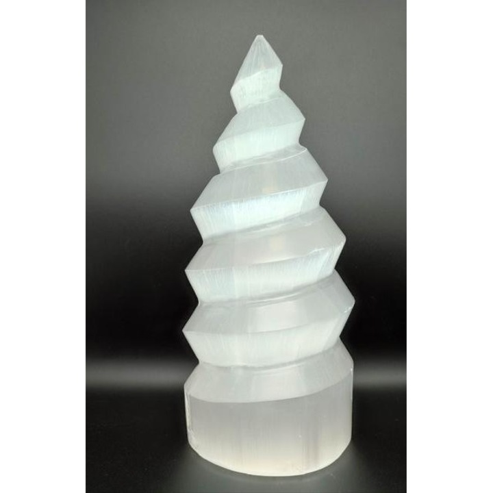 Szelenit spirál lámpa 25cm