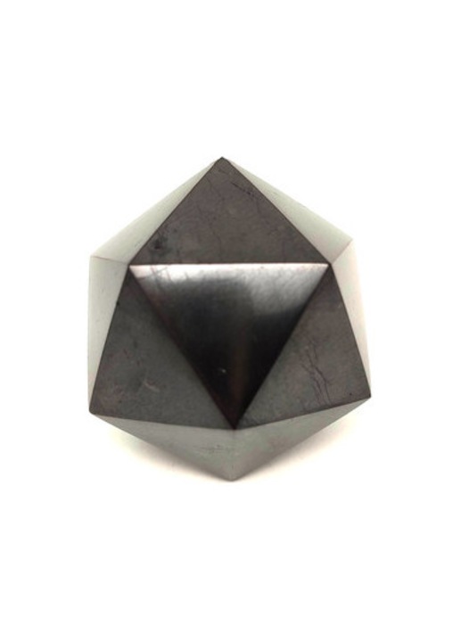 Shungit ikozaéder 4cm
