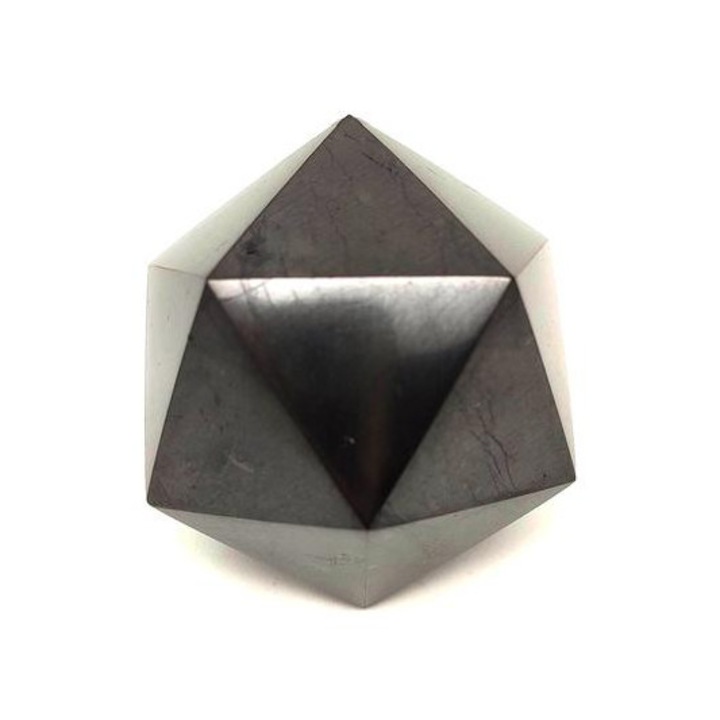 Shungit ikozaéder 4cm