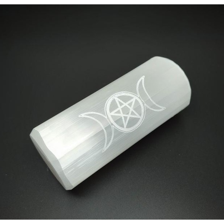 Szelenit henger csillag hold 10cm