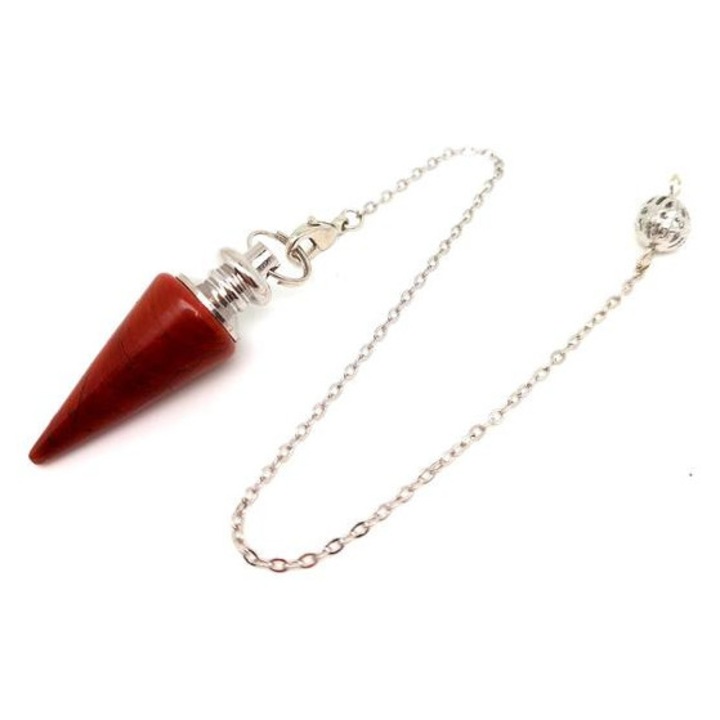 Inga kúp Jáspis vörös 14x30mm