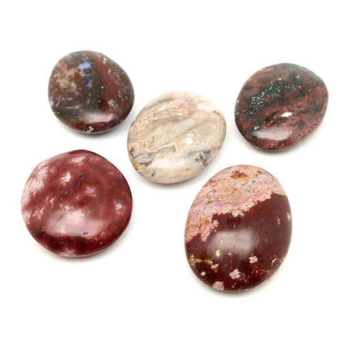 Lencse jáspis óceán 30/40mm