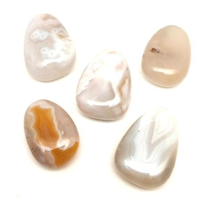 25/30mm Achát rózsaszín csepp