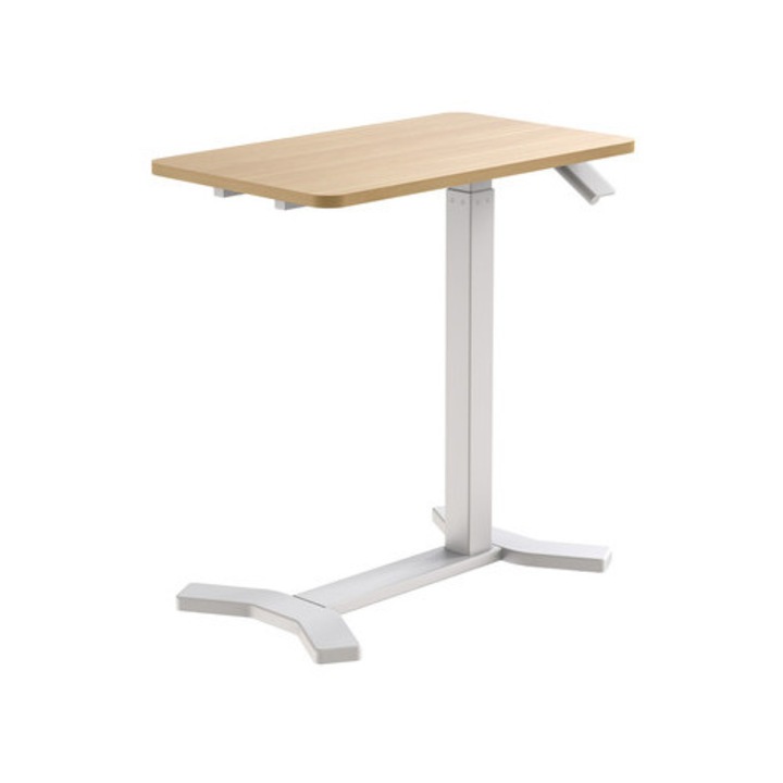 Mese reglabila Spacetronik Buddy, alb, 65-103cm, 700x400x16mm, capacitate 7kg