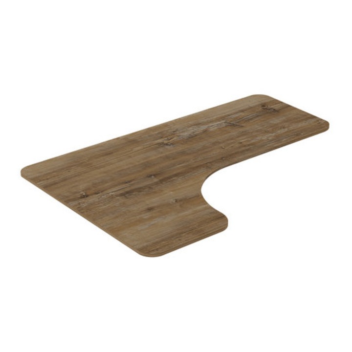 Blat de birou L 160x110x1.8cm Retro, SPACETRONIK