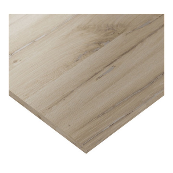 Blat biurou universal SPACETRONIK 138x80x1.8cm, Dab Sonoma, rezistent la zgarieturi