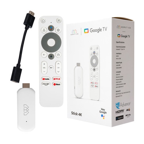 【Akioさん専用】Chromecast with GoogleTV 4K Google Chromecast TV, Google, 4K, Alb - eMAG.ro