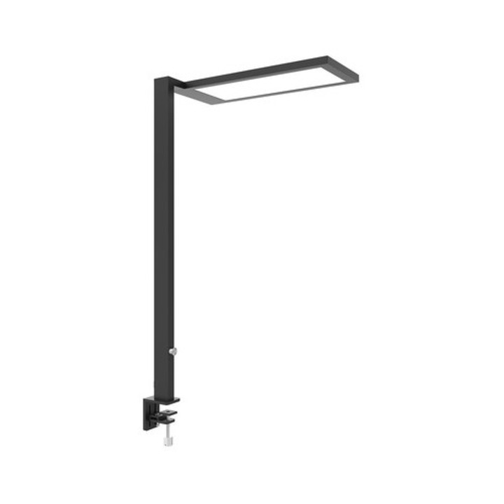 Lampa de birou LED de colt GLOW D24 Pro, SPACETRONIK, negru