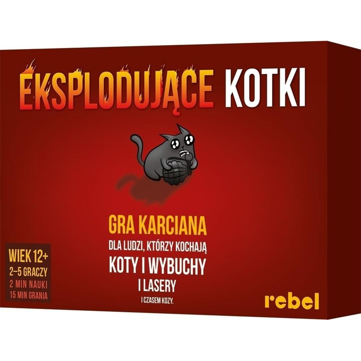 Настолна игра, Rebel, Eksplodujace Kotki, 2-5 играчи, многоцветна